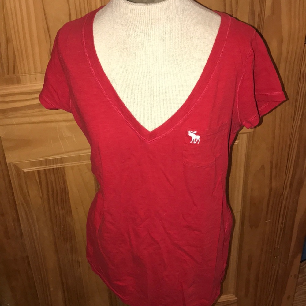 Abercrombie & Fitch RED💋 ladies t-shirt (L)